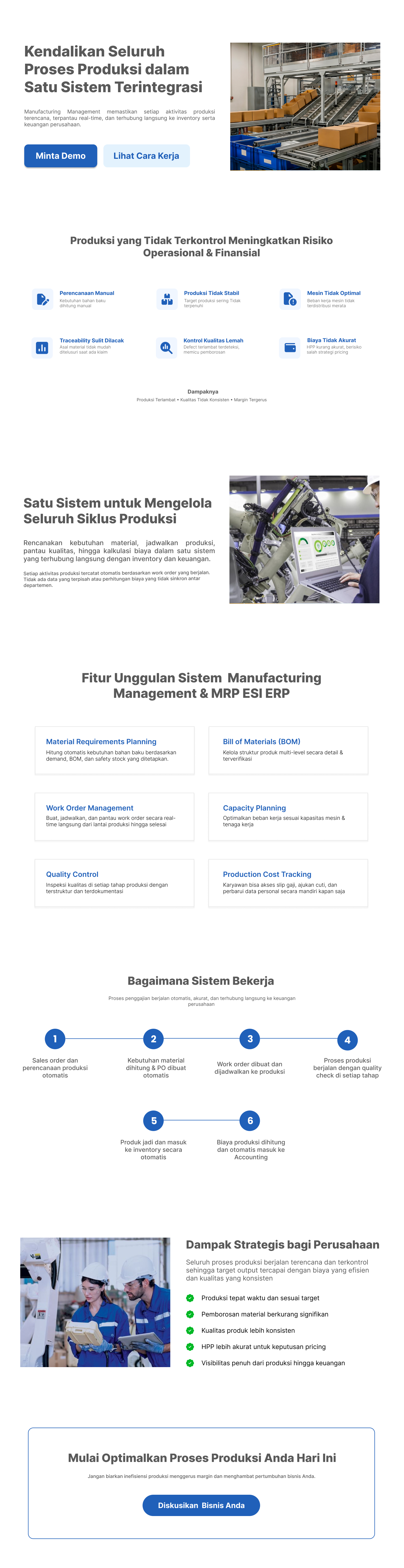 Manufacturing Management & MRP